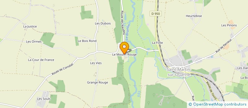 localisation de l'entreprise SCI DU MOULIN ROUGE à CHARNY OREE DE PUISAYE
