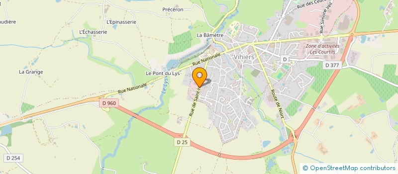 localisation de l'entreprise SCI DU MOULIN SAINT MARTIN à LYS-HAUT-LAYON