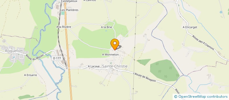 localisation de l'entreprise SCI DU MOULIN STE MARIE  MONTESTRUC-SUR-GERS