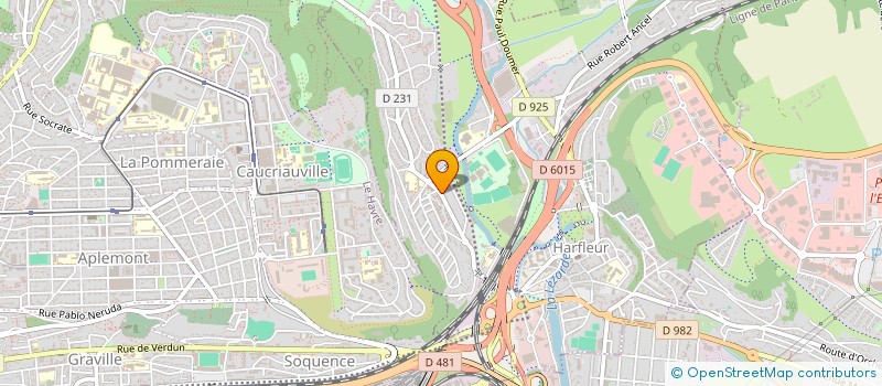 localisation de l'entreprise SCI DU MOULIN TOURNANT  HARFLEUR