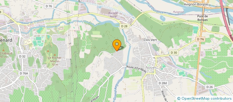 localisation de l'entreprise SCI DU MOULIN VERT  NOVES