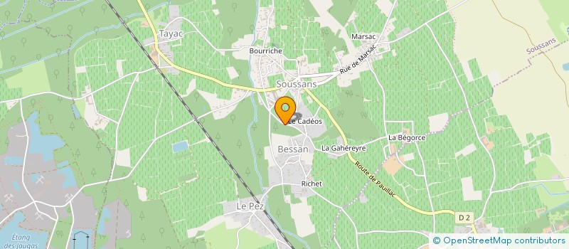 localisation de l'entreprise SCI DU MOULINA  SOUSSANS