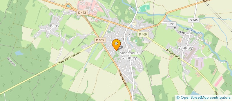 localisation de l'entreprise SCI DU MOULINET  MONT-SOUS-VAUDREY