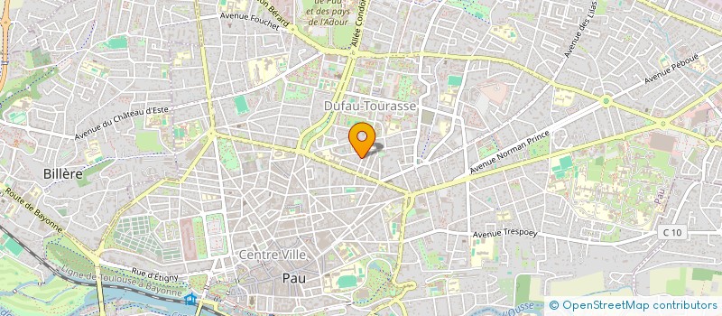 localisation de l'entreprise SCI DU MOURE DE L'AGUAS à PAU