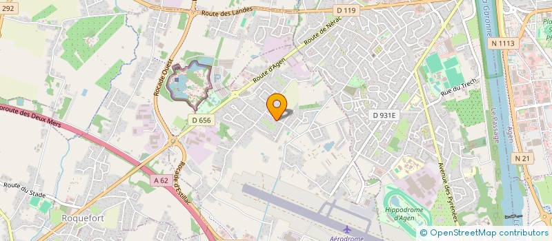 localisation de l'entreprise SCI DU MOUSSAT  ESTILLAC