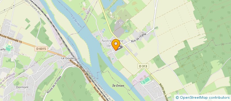 localisation de l'entreprise SCI DU MOUSSEL  NOTRE-DAME-DE-L'ISLE