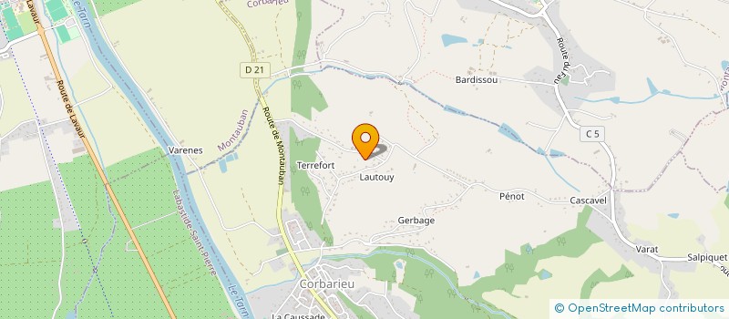 localisation de l'entreprise SCI DU MOUSTIER  CORBARIEU