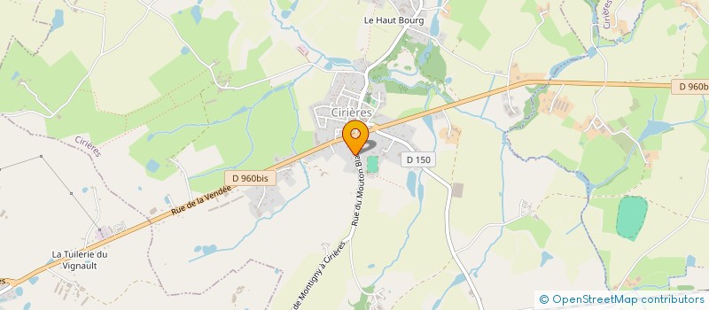 localisation de l'entreprise SCI DU MOUTON BLANC  CIRIERES