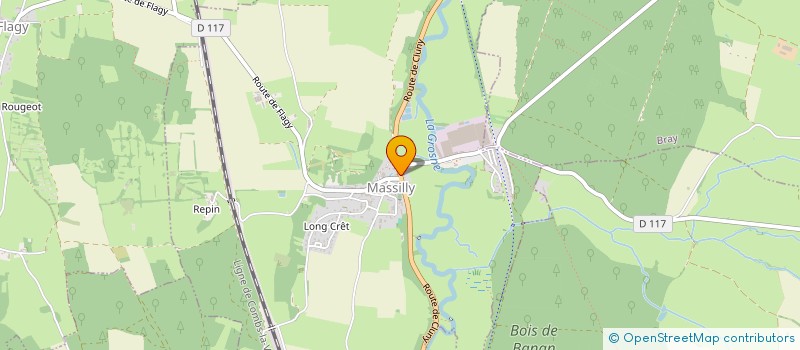 localisation de l'entreprise SCI DU MOYDOR  MASSILLY
