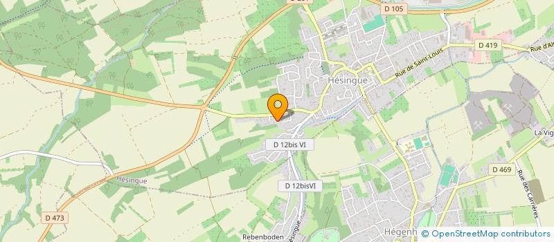 localisation de l'entreprise SCI DU MUEHLERAIN  HESINGUE