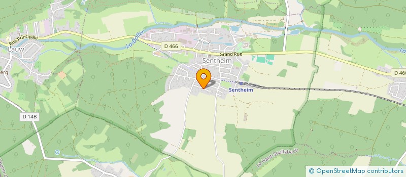 localisation de l'entreprise SCI DU MUGUET 2002  SENTHEIM