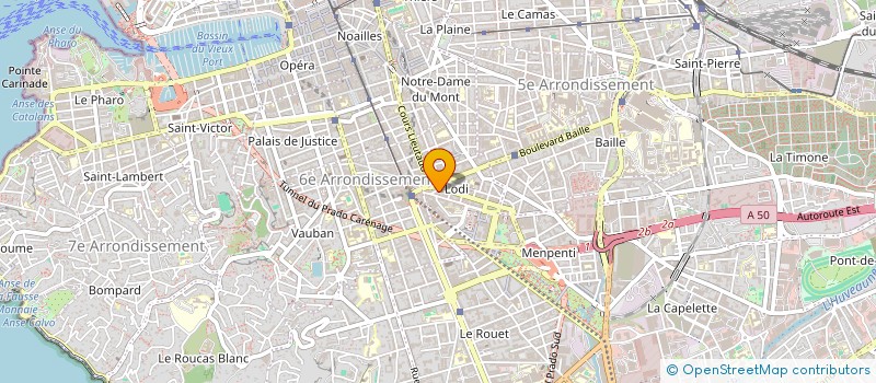 localisation de l'entreprise SCI DU MUGUET à MARSEILLE