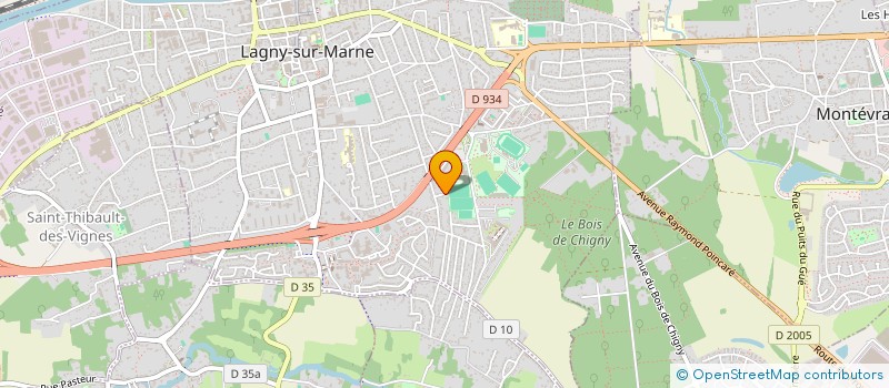 localisation de l'entreprise SCI DU MUGUET  LAGNY-SUR-MARNE