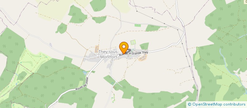 localisation de l'entreprise SCI DU MUGUET  THEY-SOUS-MONTFORT