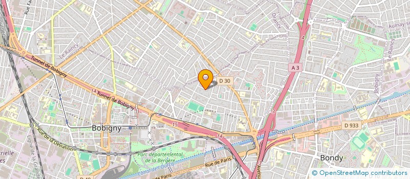 localisation de l'entreprise SCI  DU MUGUET  BOBIGNY