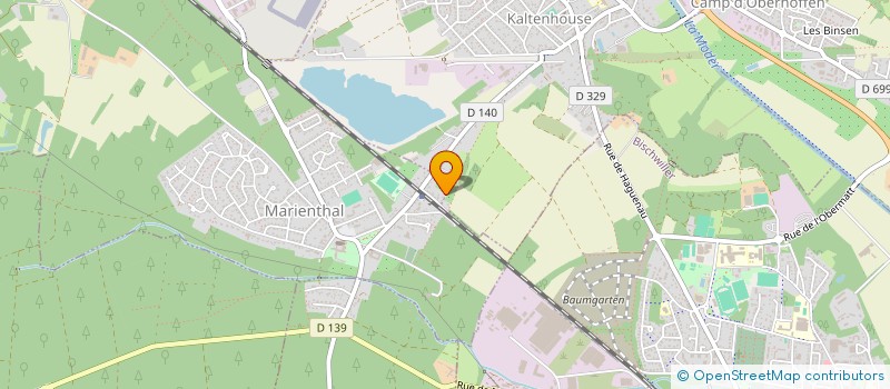 localisation de l'entreprise SCI DU MUHLWEG  HAGUENAU