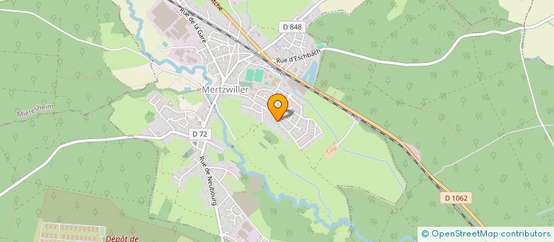 localisation de l'entreprise SCI DU MUHLWEIHER HASSELTHAL I  MERTZWILLER