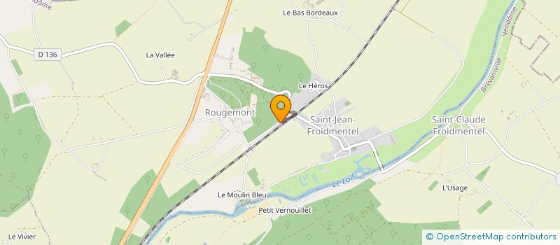 localisation de l'entreprise SCI DU MUIDS  BEAUCE LA ROMAINE