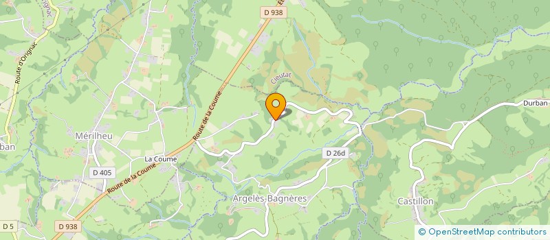 localisation de l'entreprise SCI DU MULEUT  ARGELES-BAGNERES