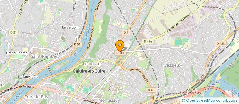 localisation de l'entreprise SCI DU MUNET  CALUIRE-ET-CUIRE