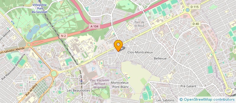 localisation de l'entreprise SCI DU MUSEE à VILLEPINTE