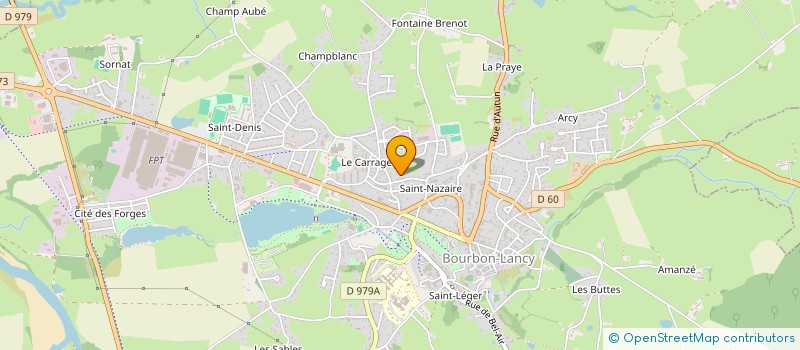 localisation de l'entreprise SCI DU MUSEE à BOURBON-LANCY