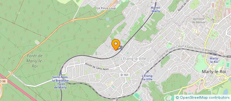 localisation de l'entreprise SCI DU MUSEE DE LA JACANNETTE  L'ETANG-LA-VILLE