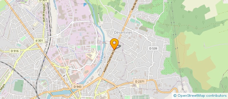 localisation de l'entreprise SCI DU N 2 DE LA RUE DE BERGUES à MONTLUCON