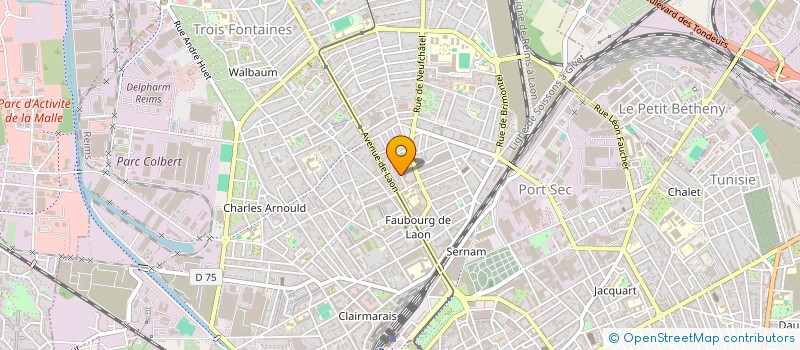 localisation de l'entreprise SCI DU N 36 RUE DE LA NEUVILLETTE  REIMS