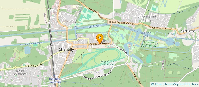 localisation de l'entreprise SCI DU N 56 RUE DU CONNETABLE  CHANTILLY