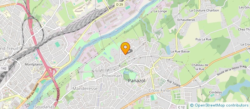 localisation de l'entreprise SCI DU N.C à PANAZOL