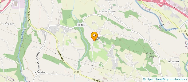 localisation de l'entreprise SCI DU NAN à ROMAGNIEU