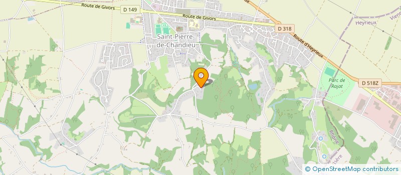 localisation de l'entreprise SCI DU NAN  SAINT-PIERRE-DE-CHANDIEU