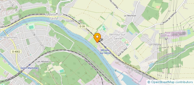 localisation de l'entreprise SCI DU NANCHON à VERNOU-LA-CELLE-SUR-SEINE