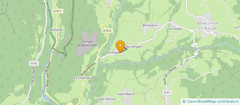 localisation de l'entreprise SCI DU NANT FAVRE  BELLECOMBE-EN-BAUGES