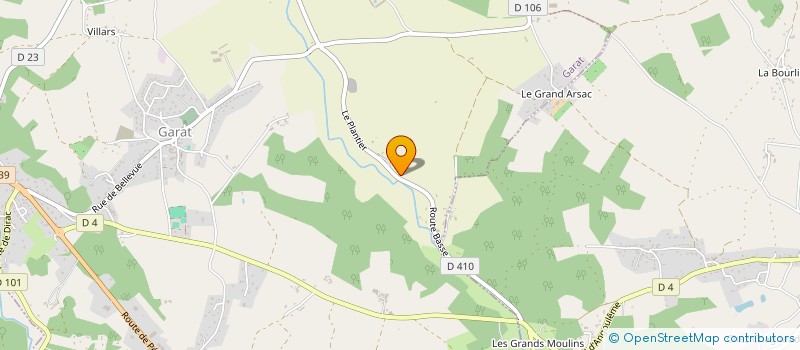 localisation de l'entreprise SCI DU NAUDET  DIGNAC