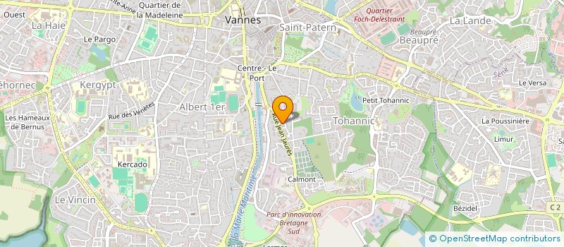 localisation de l'entreprise SCI DU NECUVIELLE à VANNES