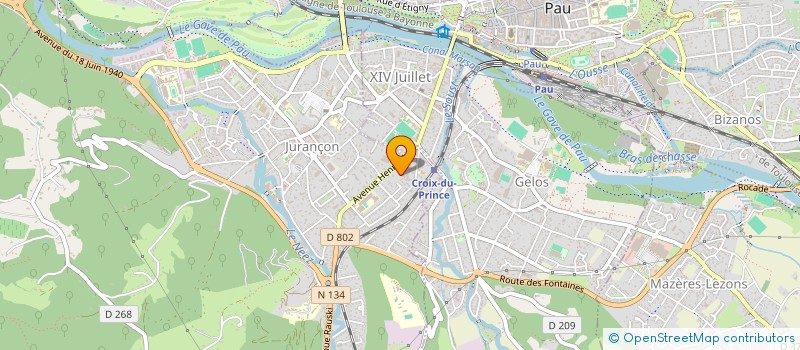 localisation de l'entreprise SCI DU NEEZ à JURANCON