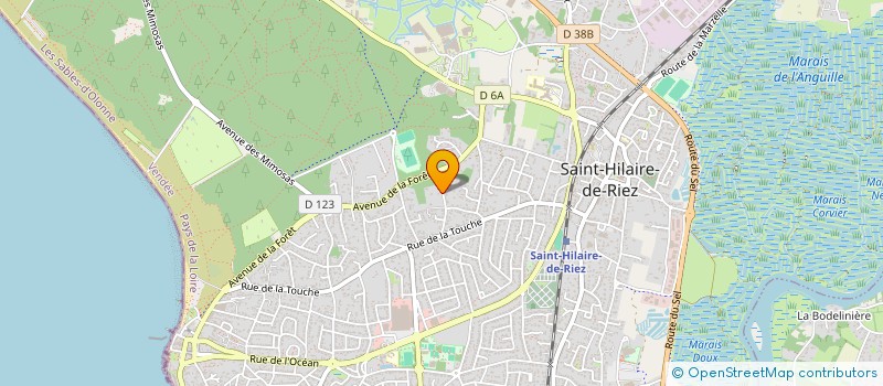 localisation de l'entreprise SCI DU NEFLIER à SAINT-HILAIRE-DE-RIEZ