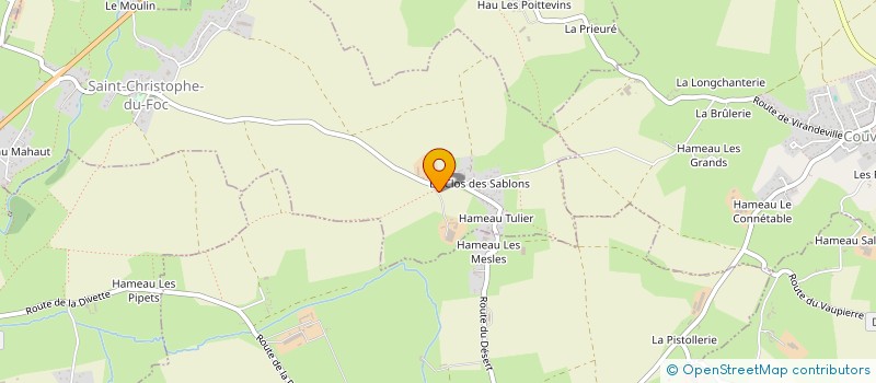 localisation de l'entreprise SCI DU NELL  SAINT-CHRISTOPHE-DU-FOC