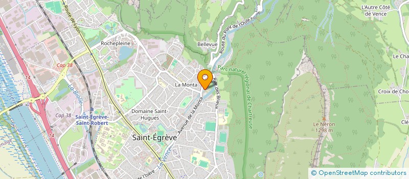 localisation de l'entreprise SCI DU NERON  SAINT-EGREVE