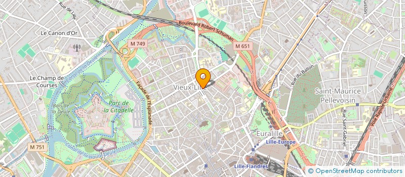 localisation de l'entreprise SCI DU NEUF à LILLE