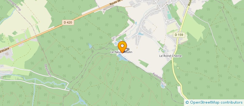 localisation de l'entreprise SCI DU NEUF MOULIN  DOMFAING