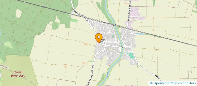 localisation de l'entreprise SCI DU NEULAND  SUNDHOFFEN
