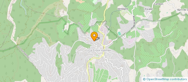 localisation de l'entreprise SCI DU NEYRON  LA CROIX-VALMER