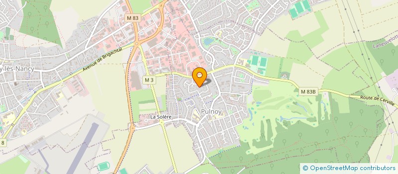 localisation de l'entreprise SCI DU NIDECK  PULNOY