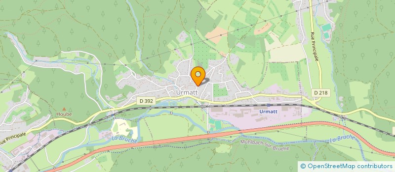 localisation de l'entreprise SCI DU NIEDERFELD  URMATT