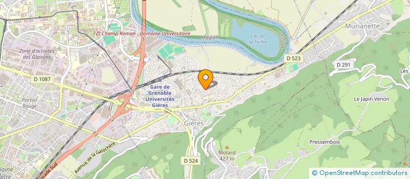 localisation de l'entreprise SCI DU NIELARD  GIERES