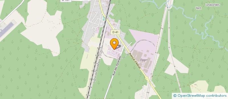 localisation de l'entreprise SCI DU NIL  RION-DES-LANDES