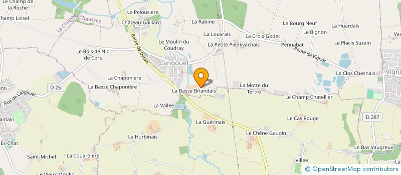 localisation de l'entreprise SCI DU NIL  LANGOUET